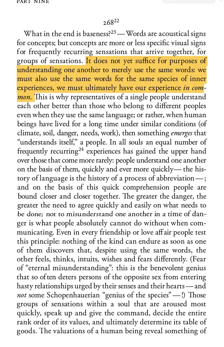 MexBounty's tweet photo. @sterasmas @oculatustestis In N. “collective unconscious,” is base experience (of families, tribes, peoples, humanity, even types). N. /knows/ higher experience. Philosophy is not phronesis. You can’t teach it. OP is correct so far as Jung falsifies higher experience into something “common”. My 2 ¢. https://t.co/RZFN8miFuB