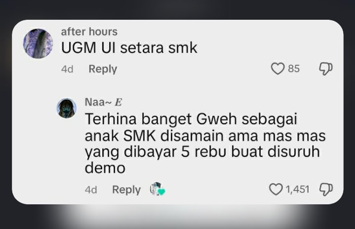 tomatourss's tweet photo. 5 rebu di ugm ui dapet apa jing 😹😹😹😹 https://t.co/bweGS2GXre
