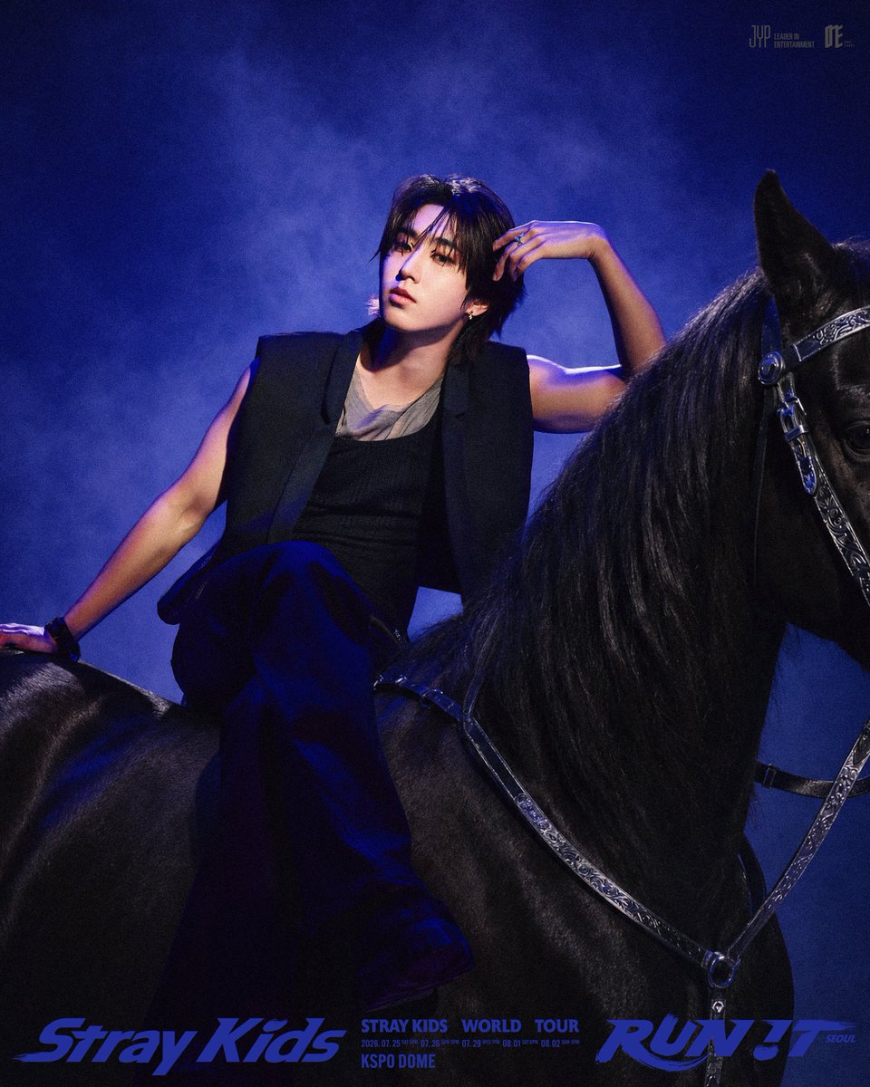 Stray_Kids's tweet photo. Stray Kids(스트레이 키즈)
World Tour <RUN IT SEOUL>
TEASER IMAGES

#한 #HAN

2026.07.25 SAT 6PM
2026.07.26 SUN 5PM
2026.07.29 WED 7PM
2026.08.01 SAT 6PM
2026.08.02 SUN 5PM
@ KSPO DOME (올림픽체조경기장)

🎵PRE-SAVE "THIS & THAT" NOW!
https://t.co/XVatSj7k9y
 
#StrayKids #스트레이키즈
#RUN_IT
#RUN_IT_SEOUL
#THIS_AND_THAT 
#StrayKidsComeback
#YouMakeStrayKidsStay