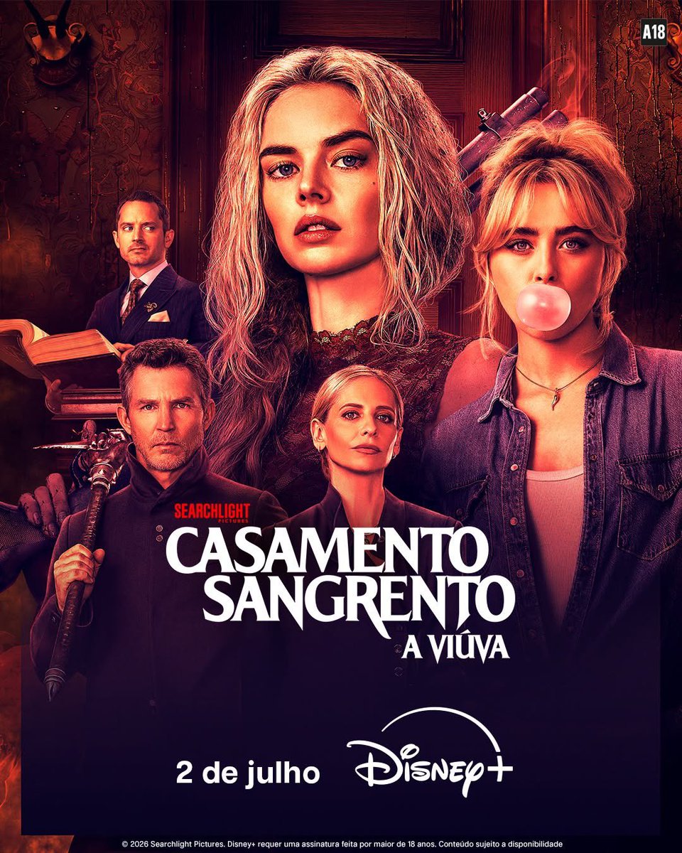 CinesiaGeek_'s tweet photo. FINALMENTE! Casamento Sangrento: A Viúva chega dia 2 de julho no Disney+ https://t.co/qpQ6WPuij0