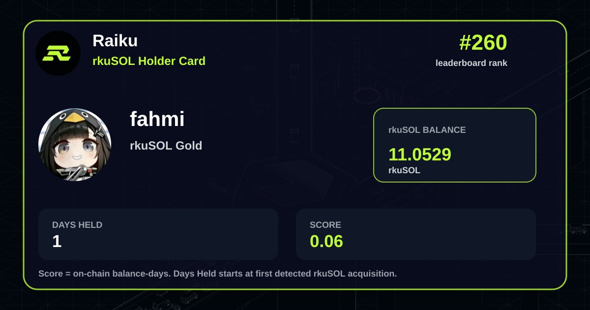 0xsc_eth's tweet photo. in this market, just stake n chill..
Joined @raikucom https://t.co/9L68ZieLka