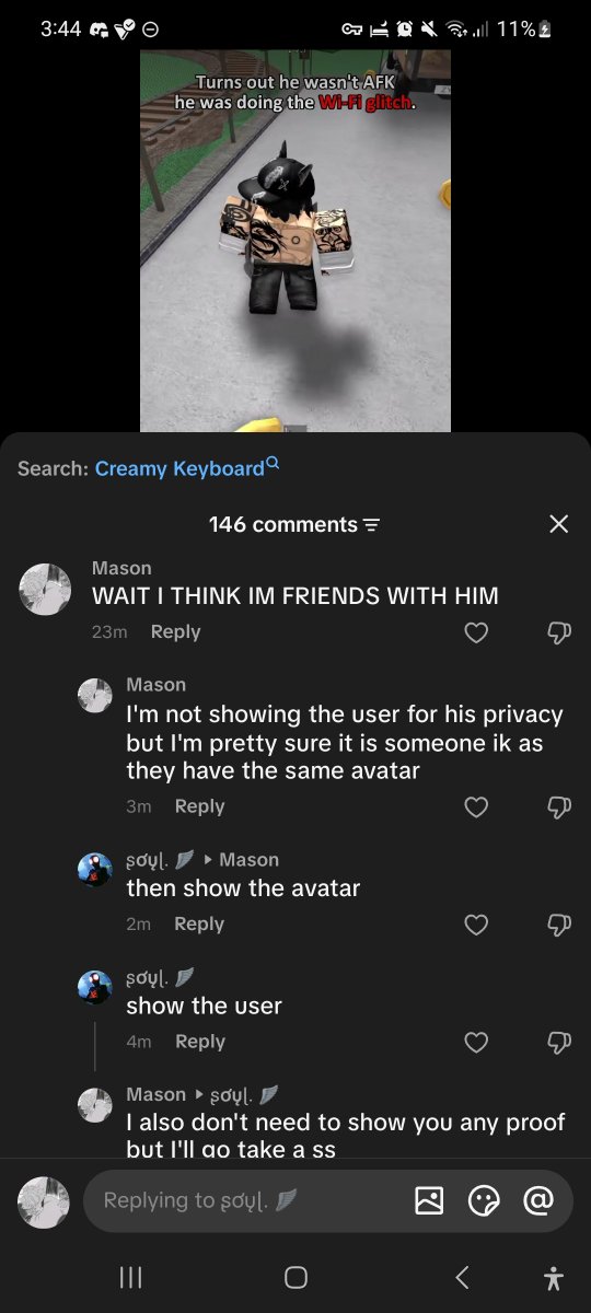 catboybuttplug's tweet photo. No offence but I genuinely get so fucking pissed when people can't take my word, like I said I think. I didn't say I'm fucking friends with them.
You don't even know the user of that person, fucking twat https://t.co/DUkvEOa4UL