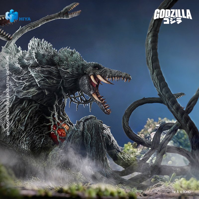 KaijuNewsOutlet's tweet photo. A new @HiyaToys Biollante from Godzilla vs. Biollante (1989) EXQUISITE BASIC Series figure will be released during Q3 of 2027 for $179.99. https://t.co/o9YX53tCCj