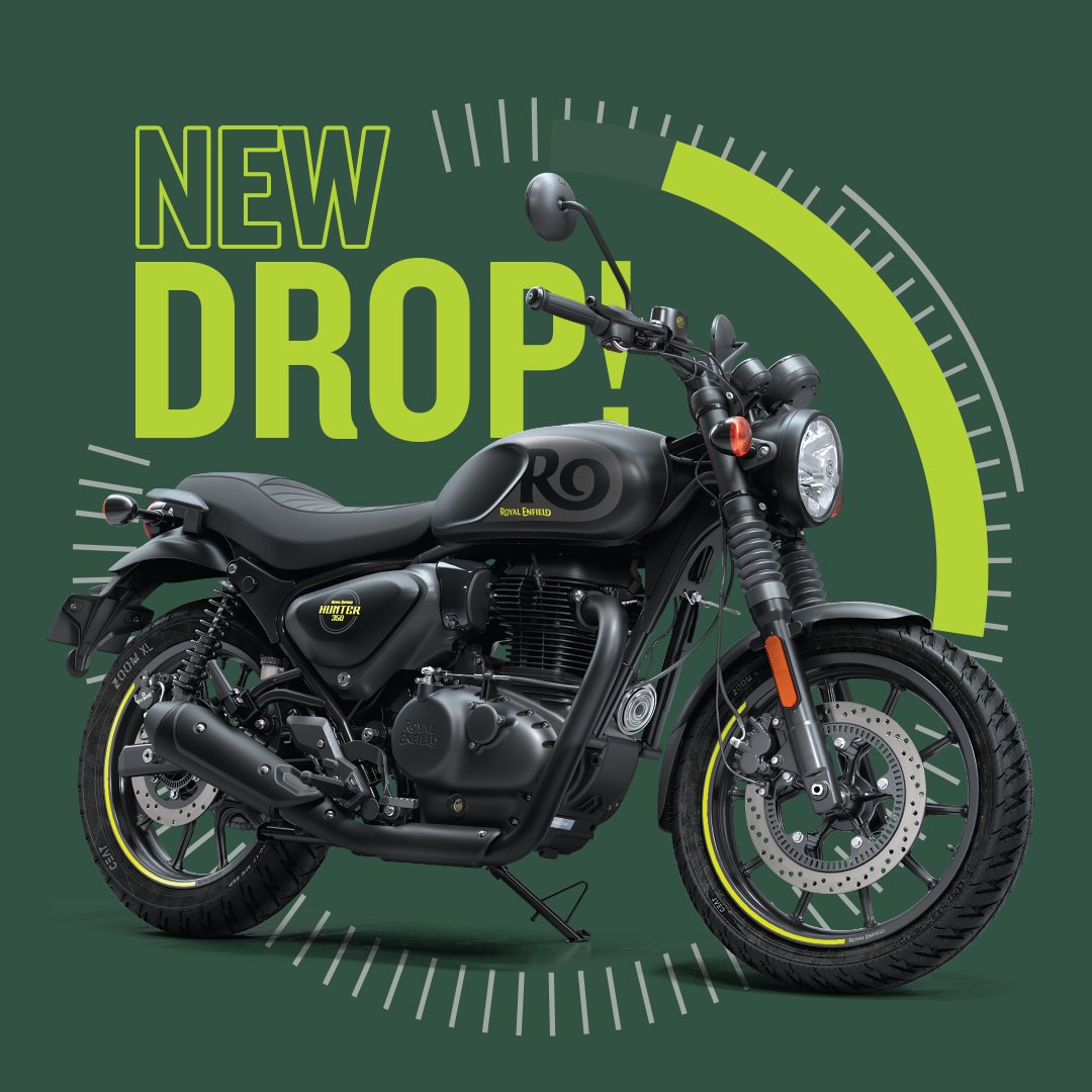 BikehouseZero's tweet photo. ハンター350に新色が登場しました！✨今回追加されたのは「グラファイト・グレイ」。落ち着いたグレーにネオンイエローの差し色が絶妙で、都会的な雰囲気に仕上がっています！単気筒エンジンに、コンパクトな車体で街乗りとの相性も抜群👍気になった方は #ロイヤルエンフィールドさいたま (バイクハウスゼロ浦和駒場店）📞048-886-8114 まで https://t.co/8ln1h0SrFr
