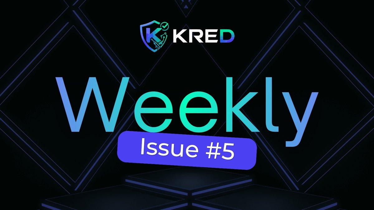 KRED_info's tweet photo. Weekly Issue #5 just dropped!

A quick recap of everything we've been cooking this week.

Read this week's recap 👇 https://t.co/uyMTXkzQTc