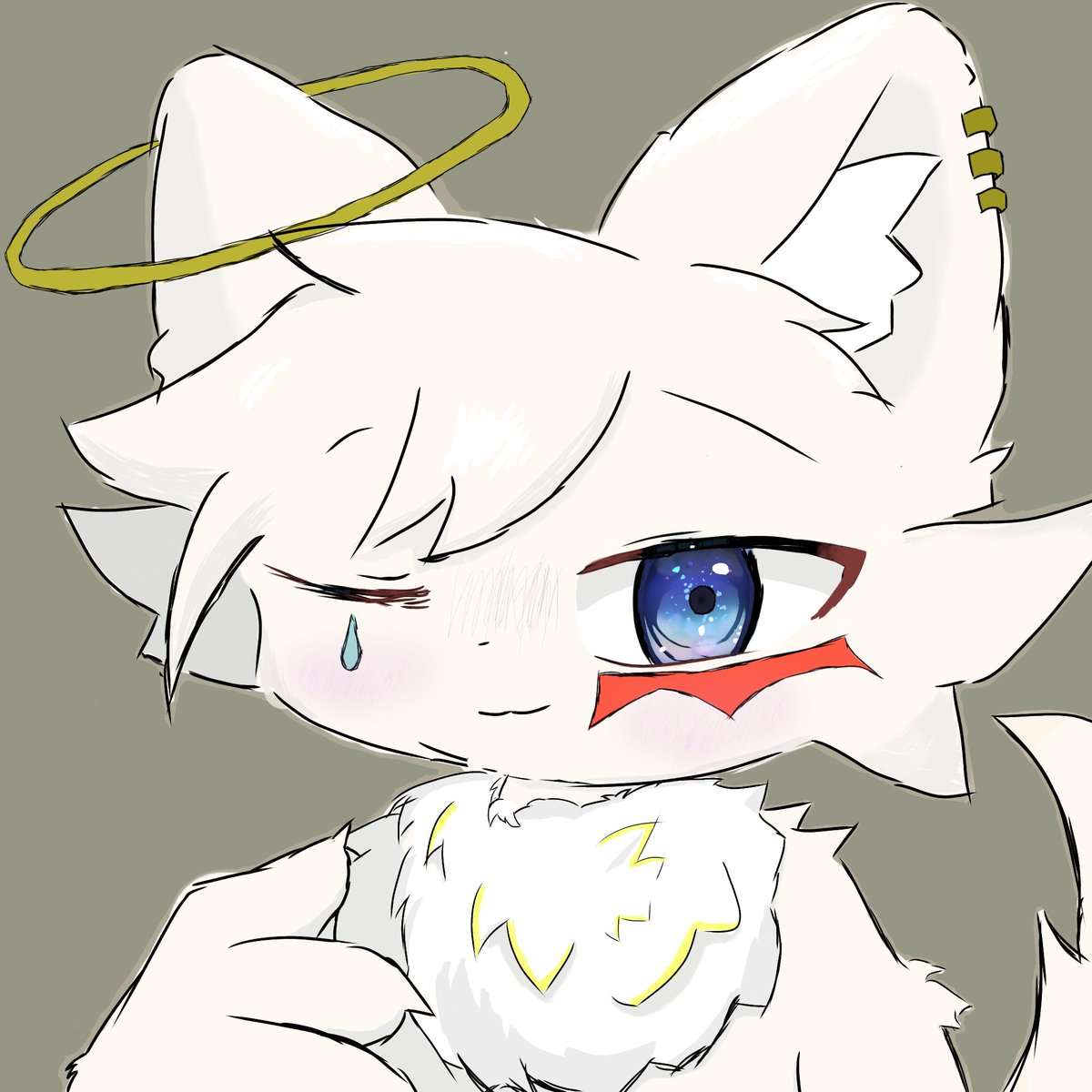 kemodra0921's tweet photo. イラストかいてみたよ。
天使様モチーフのキャラクターです！
変なところとかあるかもしれないけどよろしくね！ https://t.co/wRHj31zQWk
