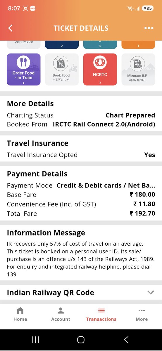 Vjangid143's tweet photo. PNR 8830878730 ticket cancelled. Amt 60.72 will be refunded within 3-4 days. please mujhe ye batao chart ban ne ke baad mene ticket cancel kia , refund inta hi kyu ? jabki meri ticket confirm nhi hui thi @RailMinIndia @RailwaySeva @IRCTCofficial @AshwiniVaishnaw https://t.co/0nea2gqL5Y