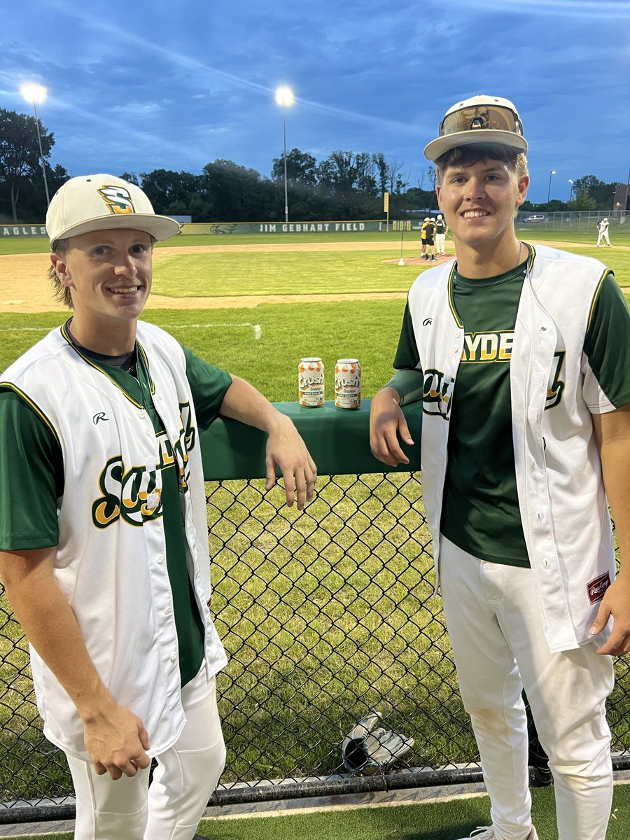 Saydel_Baseball's tweet photo. Eagles get the home sweep over Hampton Dumont 8-6 and 10-0!

#victorycrush to @TheCMD17 for a 3-run 💣 in game 1 and @Brady2234 for tossing a 12K no hitter in game 2! https://t.co/mLa0mCMQlX