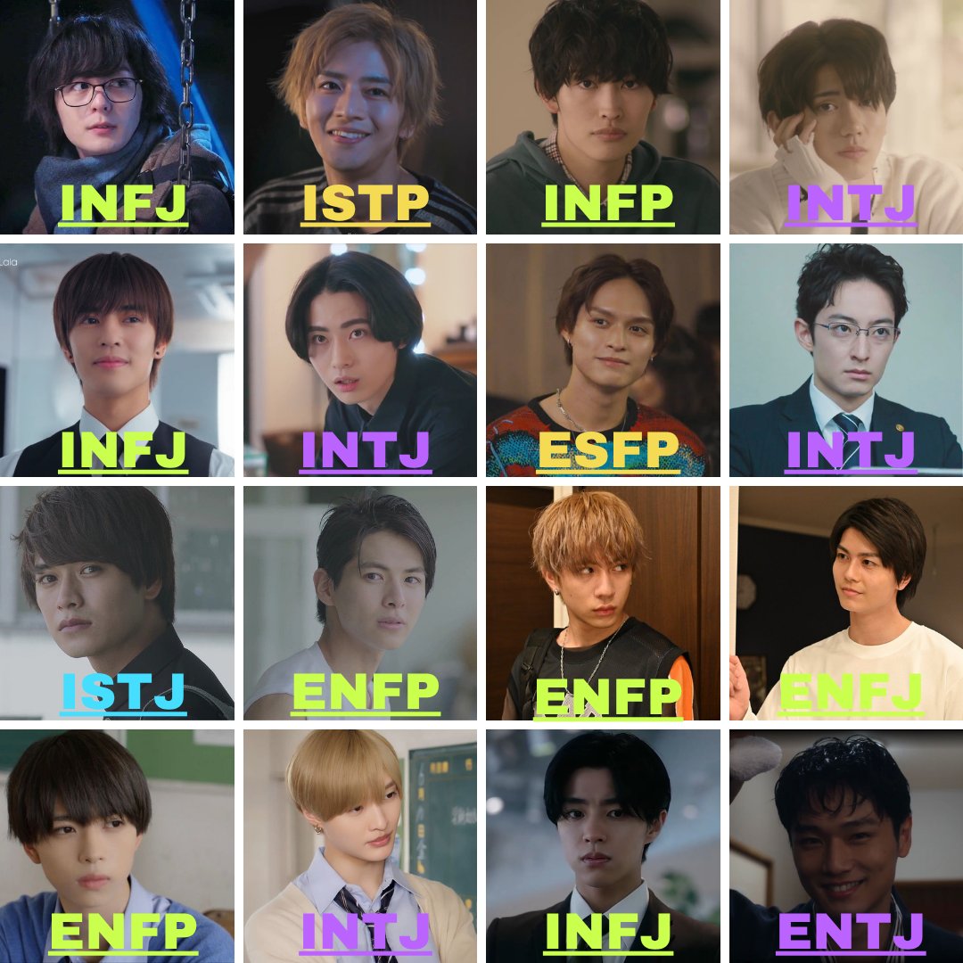 CJ_lovessunspot's tweet photo. JBL characters and their MBTI personality type https://t.co/1dqhT8xM66