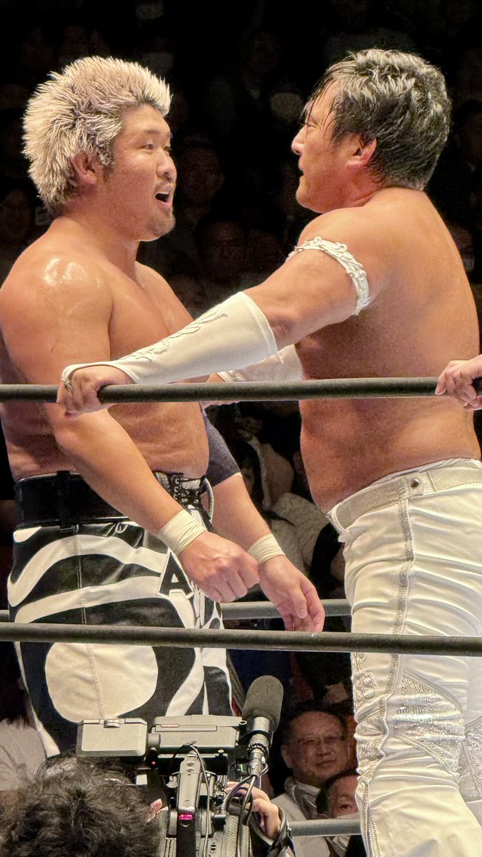 AriNJPW_LTJ's tweet photo. 2026.6.23
🦁Road to G1
後楽園ホール

このシーンもたまらなかった🥺

#njpw
#G1Road
#本隊
#UBCo.
#タイチ選手
#Yuto-Ice🧊選手 https://t.co/rXgbTTNG2f