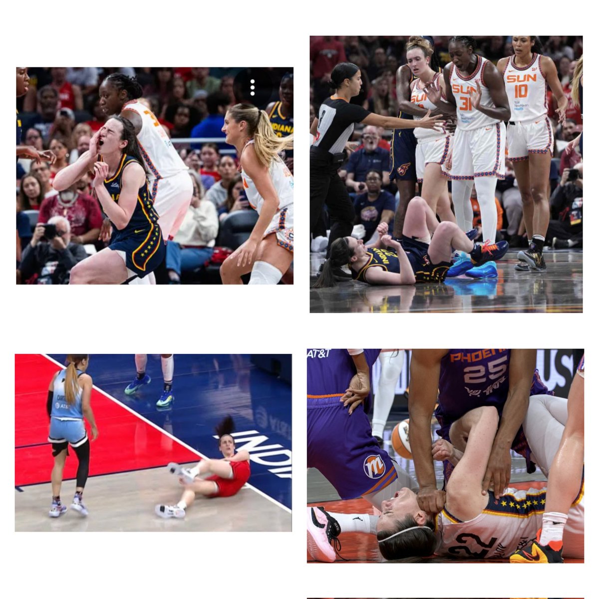KinnickNorth23's tweet photo. In her 70 games, CC has been on the receiving end of 6 flagrant fouls. 

*One was a no-call, later upgraded to a flagrant 1 retroactively 

*One was a technical, later upgraded to a flagrant 2 retroactively 

*One was a no-call, later upgraded to a flagrant 2 retroactively https://t.co/VFv3LoKIHo