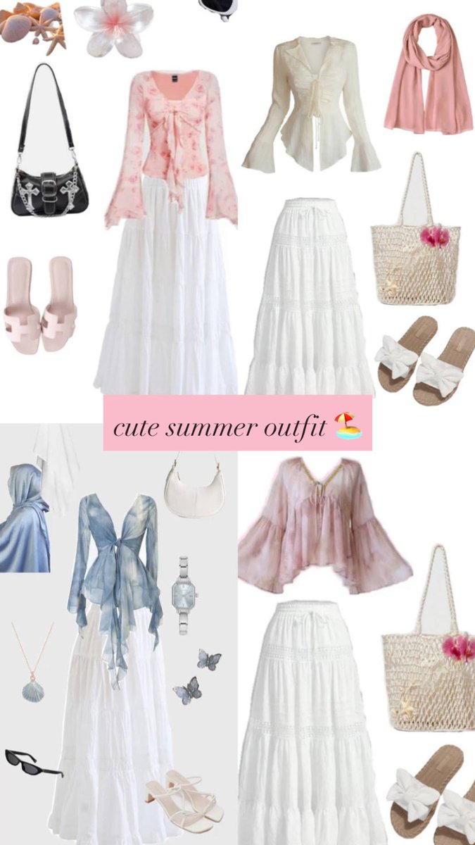 vpuffieco's tweet photo. 𖢷 ࣭  ⓘﾟ₊ 🥥 rekomendasi outfit ke pantai ! 🎀  ꗃ𓂅⑅ ࣪ ୭𓂂

cr: pin, edit by me https://t.co/JYQEIln1x7