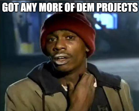 TheJarPlace's tweet photo. me, trying to get another project, 2026 https://t.co/oW0El6N7Xj