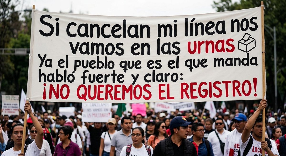 CASQUITO05's tweet photo. @mario_dico50 Ya el pueblo que es el que manda hablo fuerte y claro: 
!NO QUEREMOS EL REGISTRO! https://t.co/DSdOw2NObG