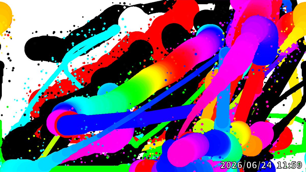 digilumi_dac's tweet photo. 皆さんおつかれさまです！でじるみ青森中央です。
今日は、実習にいらしゃった青森県立むつ養護学校の畑中悠翼さんの作品をご紹介します！

視線入力のパソコンを使って、鮮やかな色使いで躍動感溢れる作品を描いていただきました。
実習中に制作いただいたものの中から、これは自信作！というものをいくつか掲載させていただきます。

それぞれ雰囲気の違う作品ですが、どれもとってもおしゃれですね！
そのときの体調や気持ちなどによって、その時、その瞬間だけの作品ができあがるそうです。
何かのパッケージにしたりなど、文字を重ねても素敵だなあとデザイン系のスタッフは思いました。

これからもいろいろなものを作っていっていただければ嬉しいです！
おつかれさまでした！