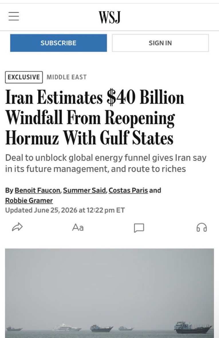 GeopoliticsDH's tweet photo. Only a country strong enough to enforce its sovereignty could do this.

The Strait of Hormuz was never an international waterway. Now the world understands this.

The US went to war, killed and destroyed, only to end with Iran stronger than before. 

US economic war on China has led to the dynamic.

The US sanctioned China’s tech industry and now China is the undisputed leader in high tech. 

Imperial blow back at its finest.