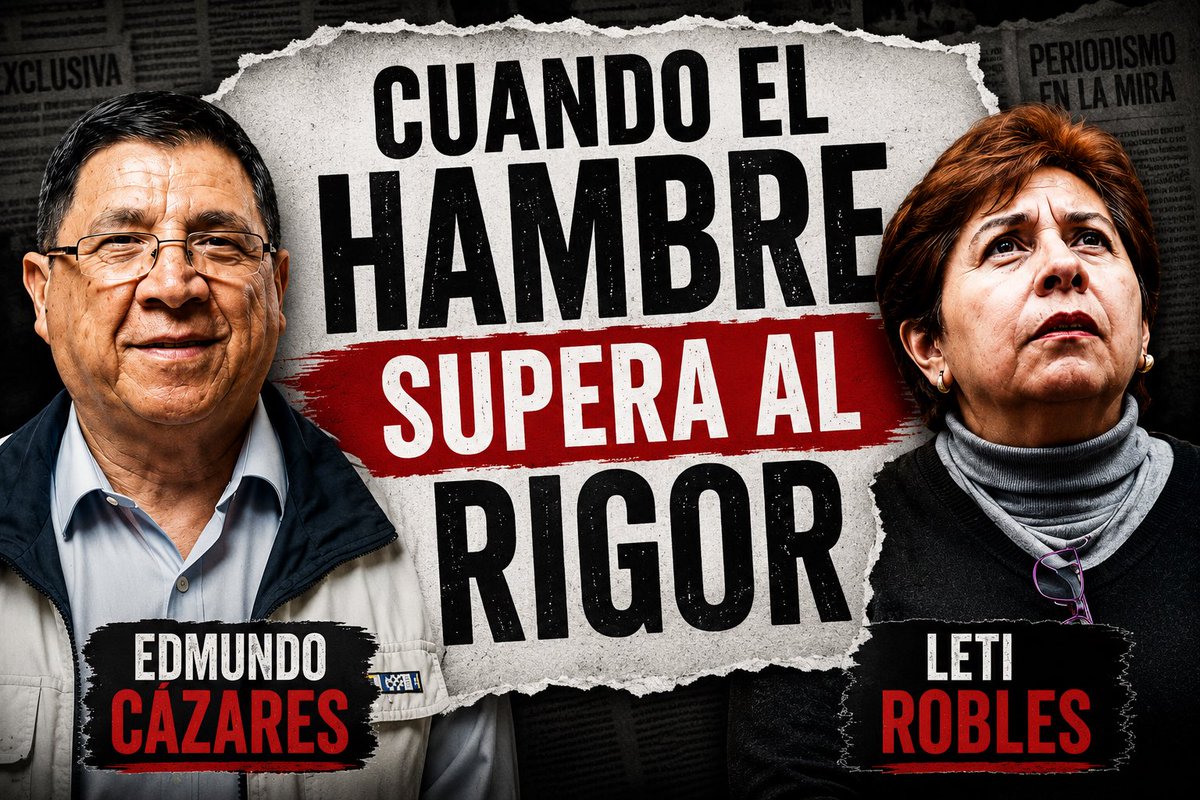 renatosx's tweet photo. El periodismo vive de la confianza. Sin ella, solo quedan los titulares. https://t.co/OexRavUhFq