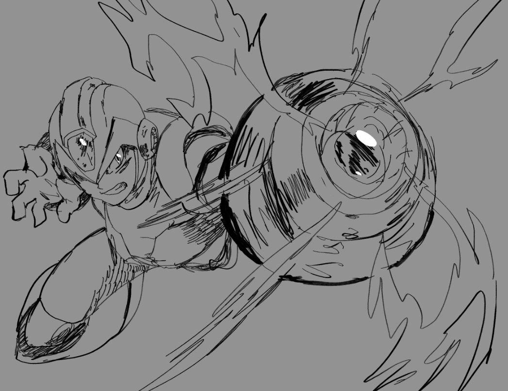 Apsel_Arts's tweet photo. Mega Man X doodle that came out quite good I think https://t.co/RzB4pz40tO