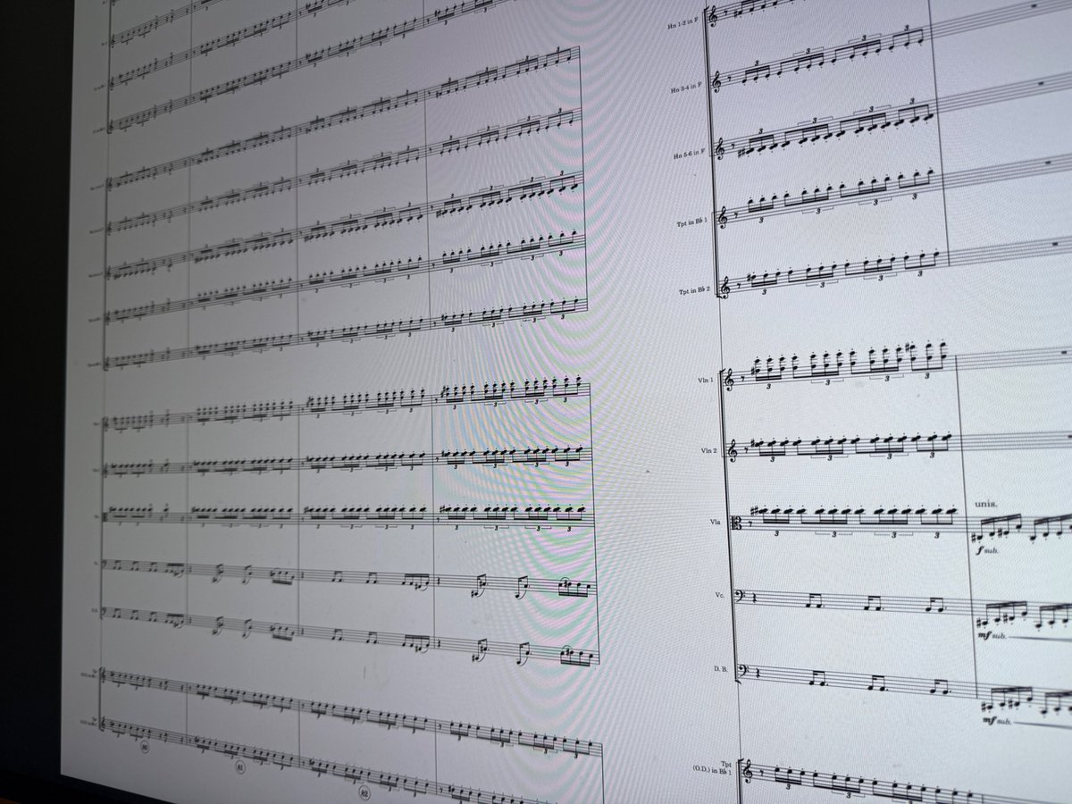 kevinpenkin's tweet photo. Close to finishing orchestration.. https://t.co/weTytzoS1I