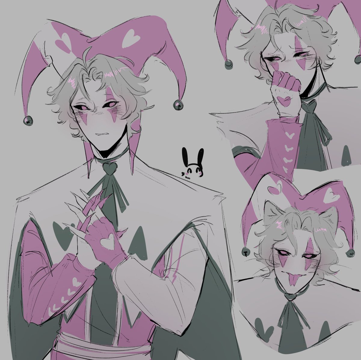 KininasArt's tweet photo. Request. Maybe I'll render it? #tfc #thefreakcircus #Harlequin https://t.co/vUcAxhxSTC