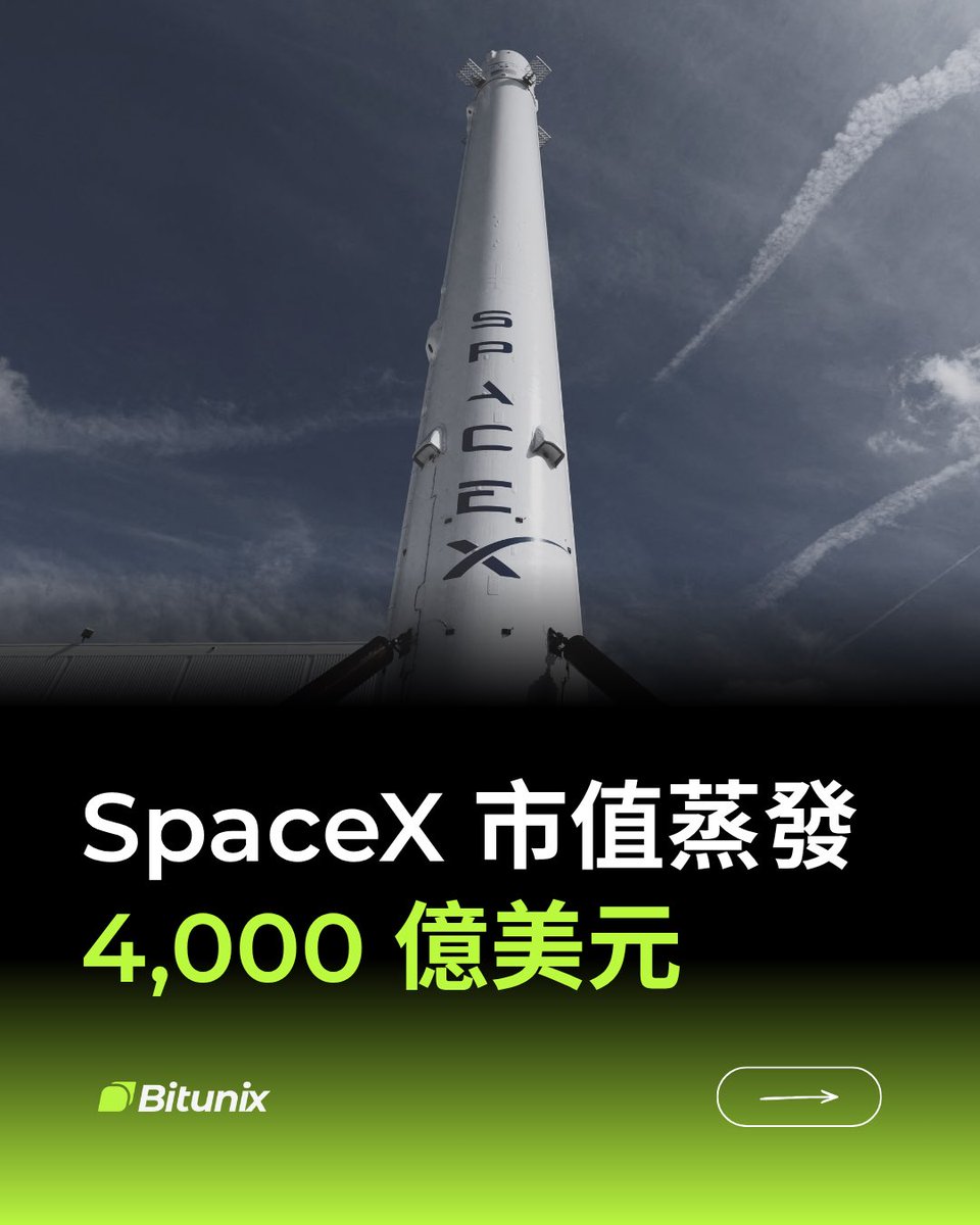 bitunix's tweet photo. SpaceX 的股價自 200 美元以上的高峰重挫近 30%，市值蒸發了 4,000 億美元🌪️

這場財務現實考驗，在 SpaceX 隨後發行了規模高達 250 億美元的巨額債券，讓投資人再度意識到其龐大的資本需求

與此同時，整體科技股的拋售潮以及聯準會的鷹派立場，使得最初的 IPO 狂熱迅速降溫❄️

💡真正的高手是在看清風險的前提下，尋找獲利空間
現在用 Bitunix布局全球核心資產📲

⚠️投資理財有風險，請謹慎理財

#spaxc #科技股 #ai股