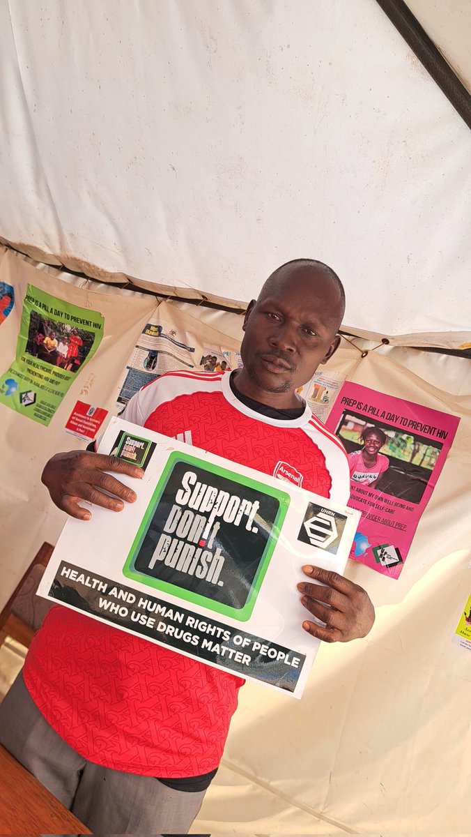 uhruganda's tweet photo. On this #GlobalDayOfAction 2026: under the theme“Resisting repression. Building care.”

We stand with people with drug use disorder, advancing harm reduction, dignity, and rights based, stigma free care.

@uhruganda remains committed to building care, not punishment. https://t.co/BHBizaYRJY