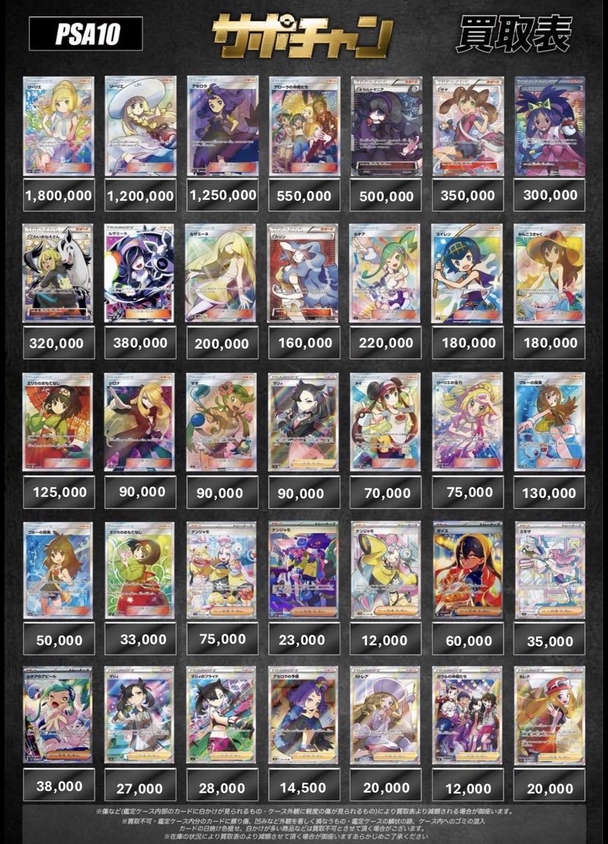 サポートチャンス 買取 6月26日（金) PSA10買取① ⚠️予告なく終了