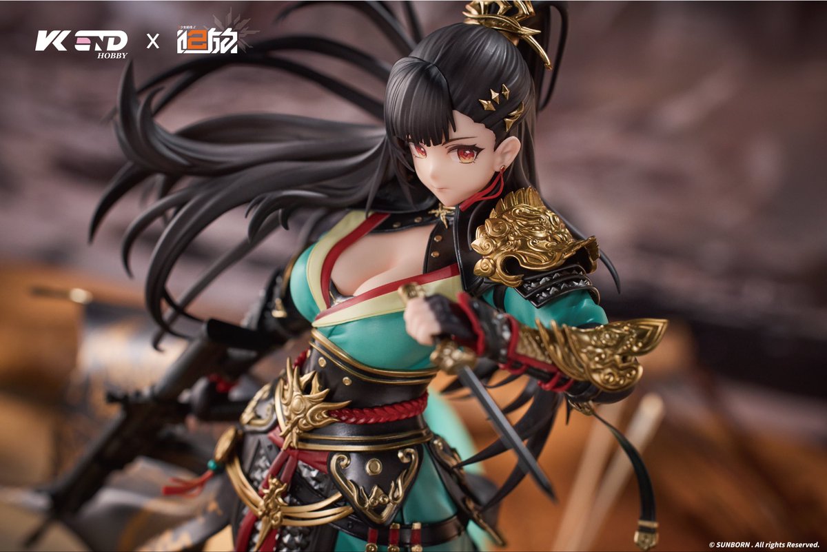 VKEND_Hobby's tweet photo. 『ドールズフロントライン2：エクシリウム』より、瓊玖-義薄雲天 1/6スケール塗装済み完成品フィギュアの詳細を解禁❗️

商品詳細
・スケール：1/6 塗装済み完成品フィギュア
・全高：270mm
・原型:啊修
・権利元：©SUNBORN . All rights Reserved.

📅予約受付開始：2026年7月3日
続報をお楽しみに💖 https://t.co/zoFi4alvXU
