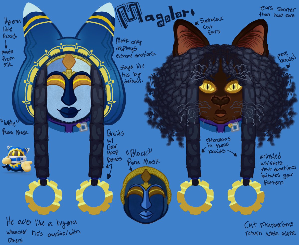 marasauces's tweet photo. im still on pause for these sheets cause artfight is coming real soon BUT i did do magolor cause i promised a few peeps id have him done before artfight hehe!!!! :3 ⚙️✨
#kirby #gijinka https://t.co/lYLsIRYfd8