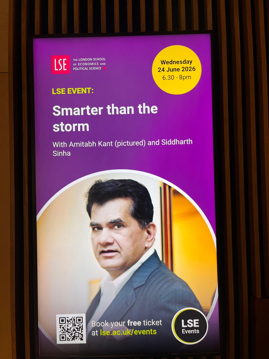 amitabhk87's tweet photo. Delighted to launch Smarter Than the Storm at the London School of Economics and Political Science during a public event hosted by the Global School of Sustainability and LSE Events. I was joined by my co author Siddharth Sinha, while the discussion was chaired by Professor Lord Nicholas Stern, IG Patel Chair of Economics and Government and Chair of LSE’s Global School of Sustainability. We were also joined by Emma Howard Boyd, Chair of the UK’s National Heat Risk Commission, and Dr Ruth Kattumuri, Senior Director for Economic Development, Trade and Investment at the Commonwealth Secretariat.

Our discussion centred on one of the defining opportunities of our time: harnessing Artificial Intelligence as a force multiplier for climate action and sustainable development. Yet AI must be for all, not just for a privileged few. As we scale AI, we must ensure it is trusted, inclusive and green. And in the process of solving AI’s own climate challenge, we have an opportunity to create intelligent hacks that can help solve some of the world’s most pressing climate challenges. That is the central message of Smarter Than the Storm.

My sincere thanks to everyone who joined us despite London’s heatwave warning, a timely reminder that climate change is no longer a distant threat but a lived reality. The urgency to harness technology and innovation for a more resilient, sustainable and inclusive future has never been greater.