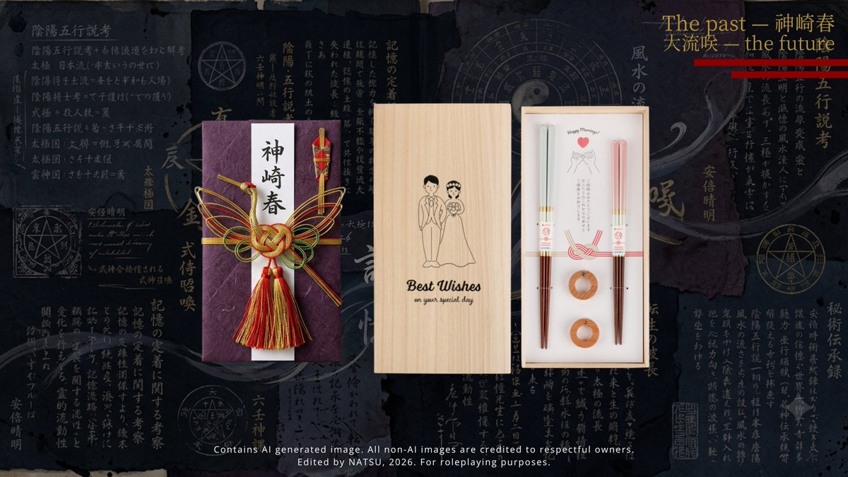 gcdspring's tweet photo. ⠀

[✉️] @elaftheria, @tsuitcru

　　　　　　　Naniwa, 26 Juni.

結婚おめでとうございます！  Aku turut berbahagia di hari terpenting kalian berdua. Semoga berkah Dewa selalu menyertai kalian.

　　　　　　　　　　— 神崎春

⠀ https://t.co/D7yFscEzQf