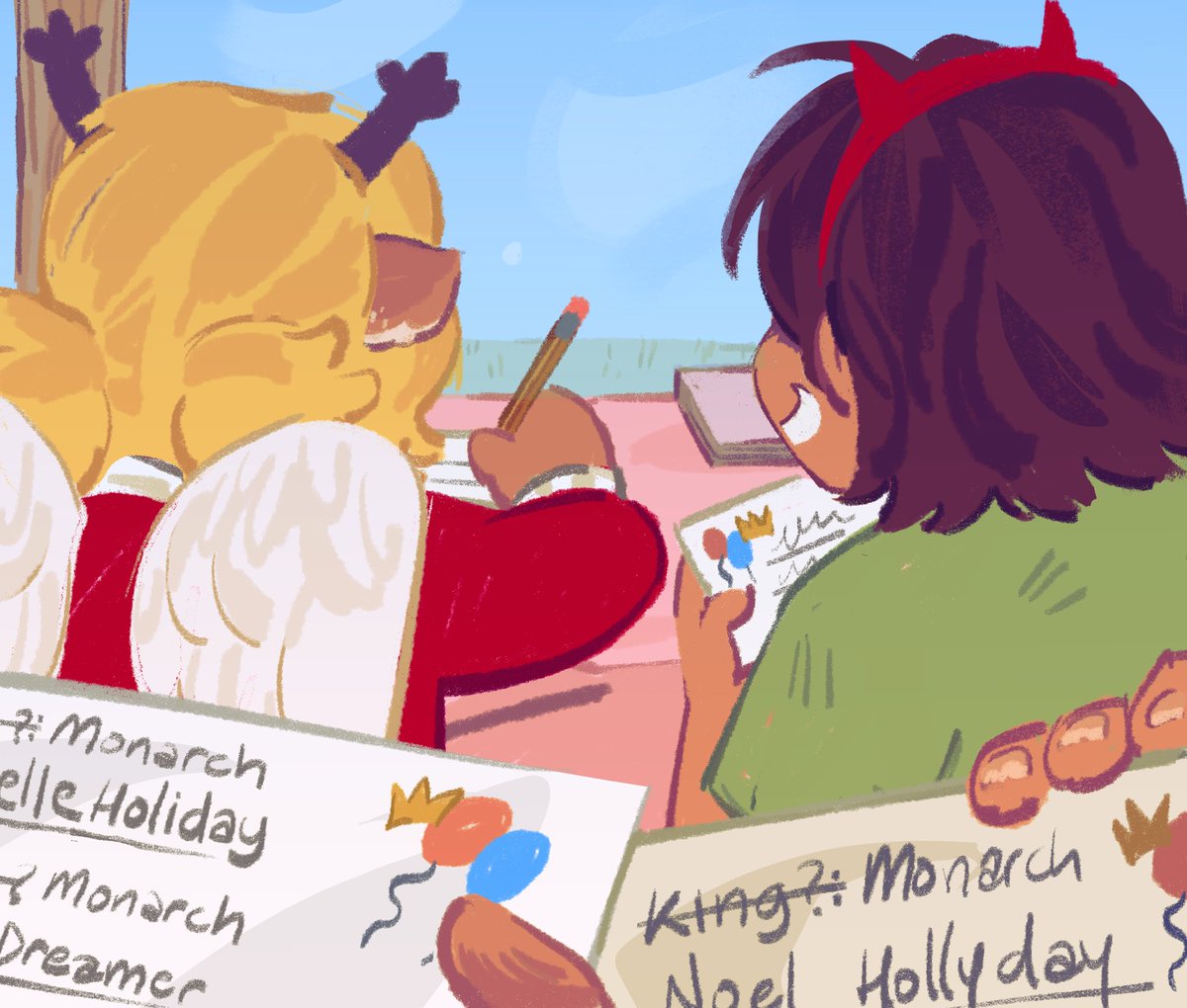 jugokove_'s tweet photo. i still think they deserved to win.
#deltarune #deltarunespoilers https://t.co/nHw2aijCrQ