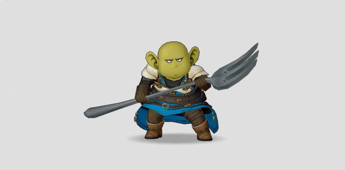 m_arcadia's tweet photo. ドワーフ男のストームカイザーの武器の構え方

#DQ10 https://t.co/D4m75wffGn