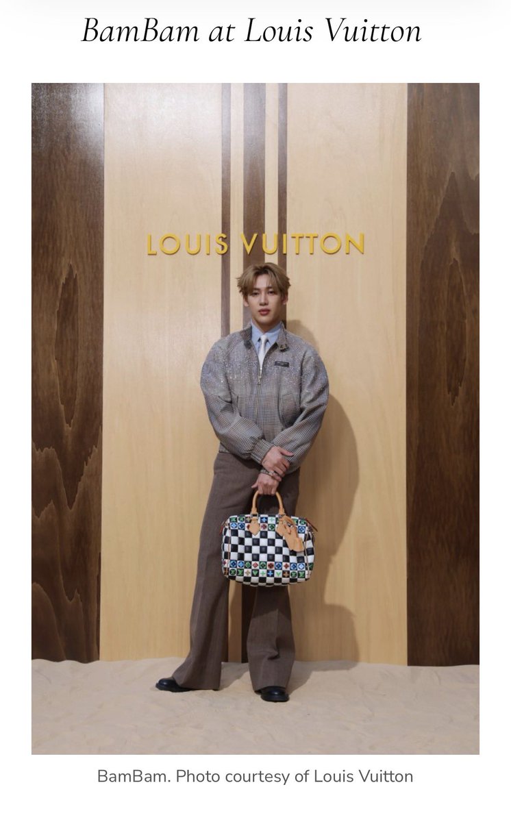 BamBamBooster's tweet photo. The Best Celebrity Style at Men’s Fashion Week Spring/Summer 2027

คลิก Link กด Vote ให้ #BamBam House Ambassador ของ #LouisVuitton กันค่ะ 
🏄🏻‍♂️ https://t.co/y6e3lzbloj
เลื่อนลงเรื่อย ๆ จนเจอภาพ BamBam ด้านล่างภาพกดให้ 5 ดาว และกดโหวตอีกครั้งค่ะ 🩵

#BamBamxLVMenSS27 #LVMenSS27 https://t.co/TGUuecMgVx