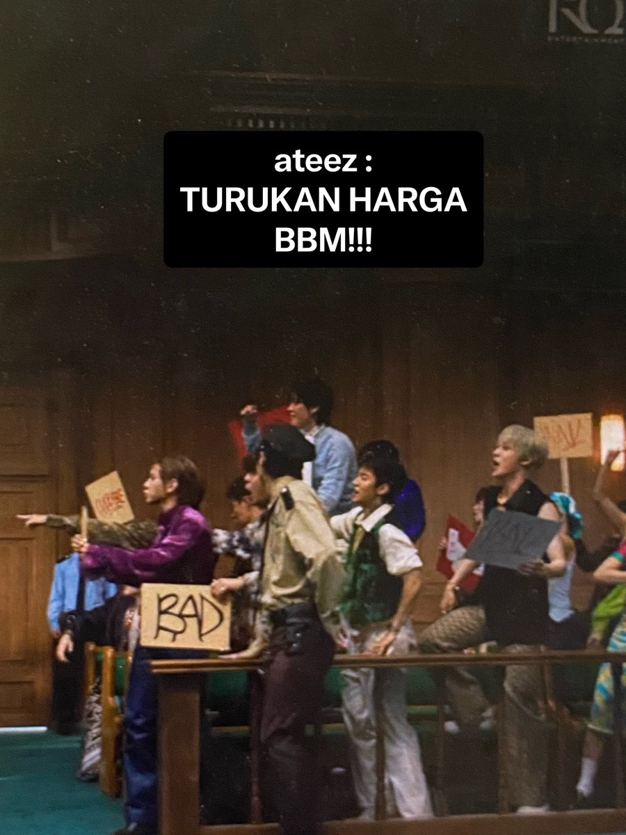 vibesmingi's tweet photo. Ikud demo juga teez !!!👹👹 hidupppl ATEEZ https://t.co/nSy8aNR4sj
