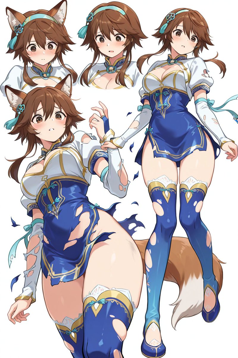 CrusherTrue's tweet photo. Chai Xianghua turns into a fox
#AIイラスト #AIart #furry #ケモノ #fox #キツネ #foxgirl #狐娘 #transfur #transformation #変身 #獣化 #ChaiXianghua #チャイ・シャンファ #Xianghua #シャンファ #SoulCalibur #ソウルキャリバー #XianghuaToFox #シャンファが狐に #Furryfication https://t.co/VABC70gmiH