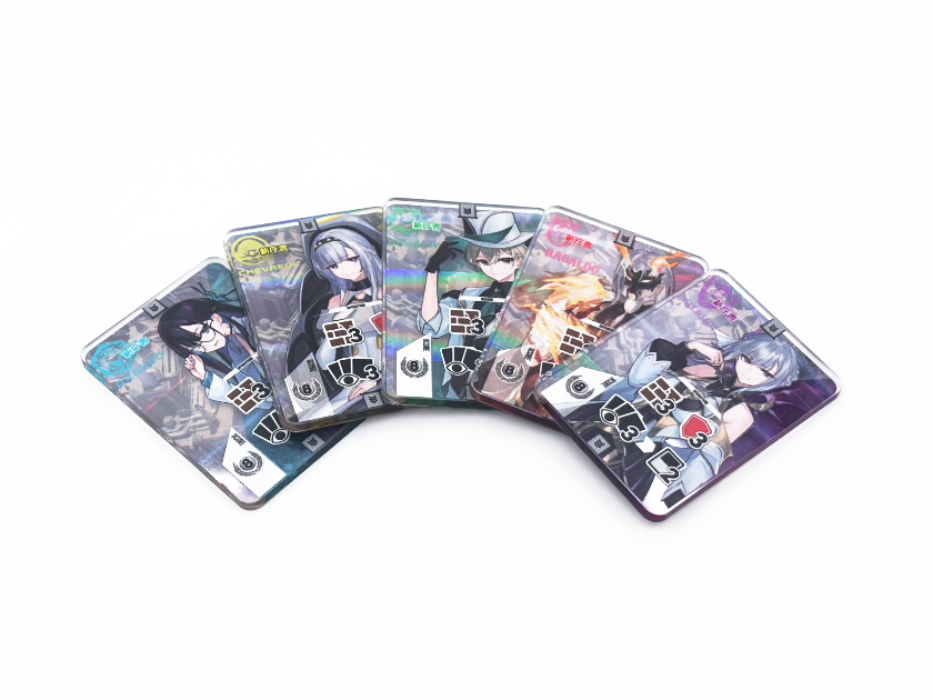SusabiCreate's tweet photo. ウェブサイトにて制作事例を公開！

ボードゲーム『エンクラティア』のアップグレードグッズとして、ホログラムアクリルタイルを制作しました。

偏光アクリルと両面印刷を組み合わせ、紙製タイルにはない奥行きとレイヤー感を表現。

制作時の工夫もご紹介しています。

▼ 詳細はリプライ欄から https://t.co/ssQK3RKkxU