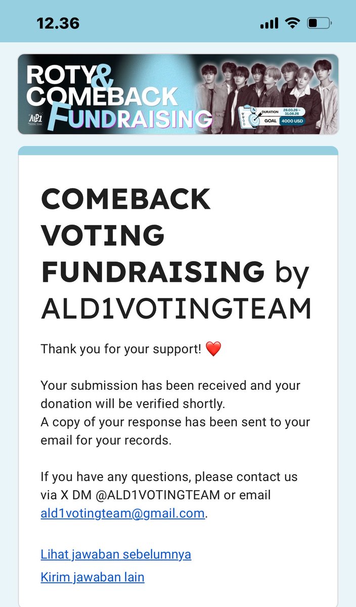 dvsdl17's tweet photo. Allyz ayok semangat vote ald1 atau bisa donate juga kesini yaaw… #ALD1 #ALPHADRIVEONE @ALD1VOTINGTEAM https://t.co/nFbps2ScP5