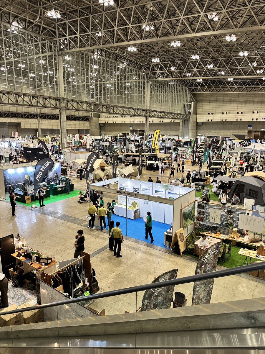 IPF_corporation's tweet photo. 東京アウトドアショーへ視察に来ています！

アウトドア用品はもちろん、アウトドアにピッタリな車両の展示もたくさんございます👀 https://t.co/1mPmaNmkMZ