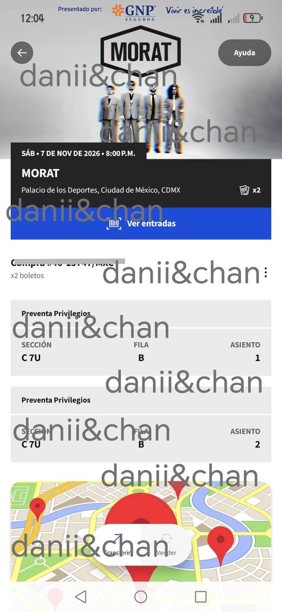 moratkchan2's tweet photo. VENDO BOLETO PARA MORAT CDMX❗❗

- 2 boletos juntos 
- Fecha: 7 Noviembre en el Palacio de los Deportes CDMX
- Sección C7
- Al precio que me costó 
- Acepto intermediario si así lo desean

- Mi amiga y yo los vendemos por problemas económicos https://t.co/fWc0tYeM3E