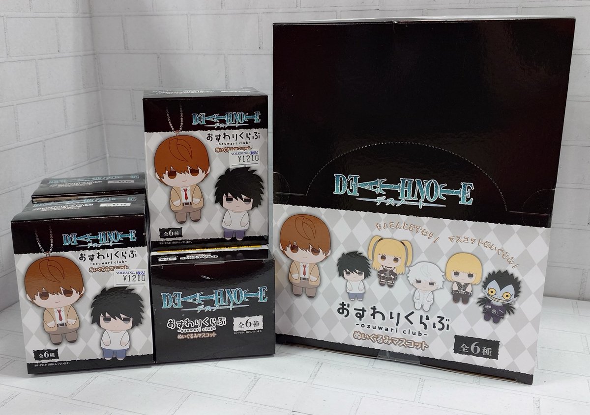 ホビー天国1F 雑貨】 ANICRAFTより『DEATH NOTE』おすわりくらぶ 