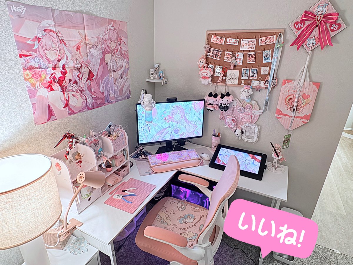 loveelfelysia's tweet photo. room reveal i’m so normal about elysia from honkai impact 3rd https://t.co/UDfIB4J1fE