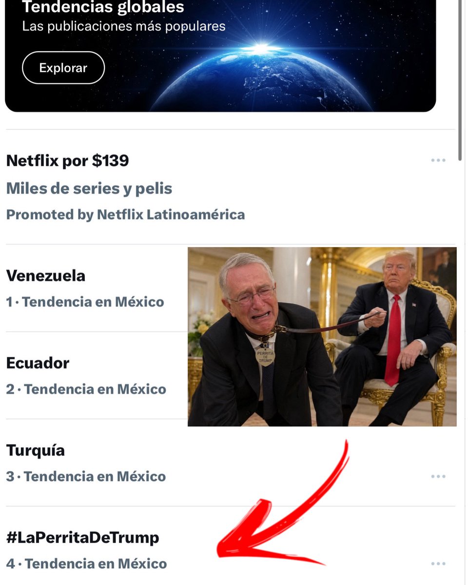 Rocha4T's tweet photo. JAJAJA 

Día 2, segunda temporada que #LaPerritaDeTrump es tendencia 

Por más que gastó dinero en campañas sucias, el USURERO @RicardoBSalinas Pliego, sigue siendo la burla nacional

Hazle un “análisis” más a tu amo, @Piniisima https://t.co/FXFau9UyMA