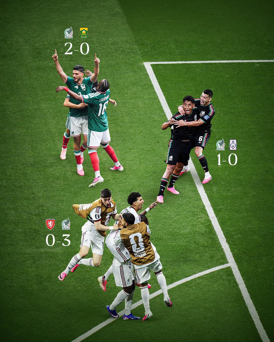 AllFutbolMX's tweet photo. THE ONLY CONCACAF NATION TO EVER DO IT AT THE FIFA WORLD CUP. ❤️🏆

✅ 3 wins 
✅ 9 points 
✅ 0 goals conceded https://t.co/1jcL3iqhRC