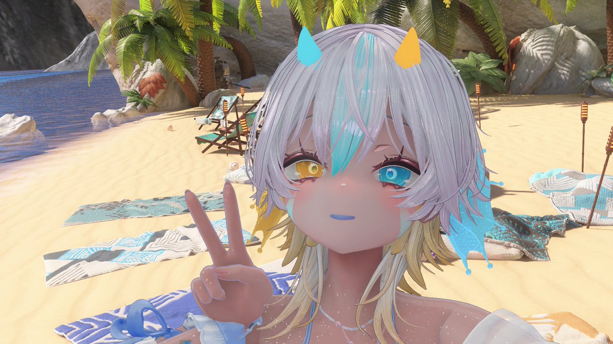 MalwxreVT's tweet photo. TAKING MY STREAM BREAK AND WILL BE BACK SOON!

#sio蠍座 #vrchat #vr #photos #beach #bikini https://t.co/XnU1IVSLkc