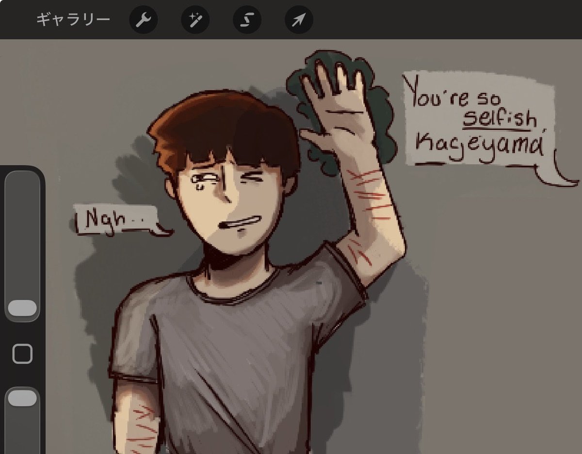 nii_sannn_'s tweet photo. cw / tw - sh depiction 

mogami arc ,, mob cutting himself without his powers
#モブサイコ100 #mobpsycho100 #kageyamashigeo #mp100 https://t.co/EIjBc0QtTs