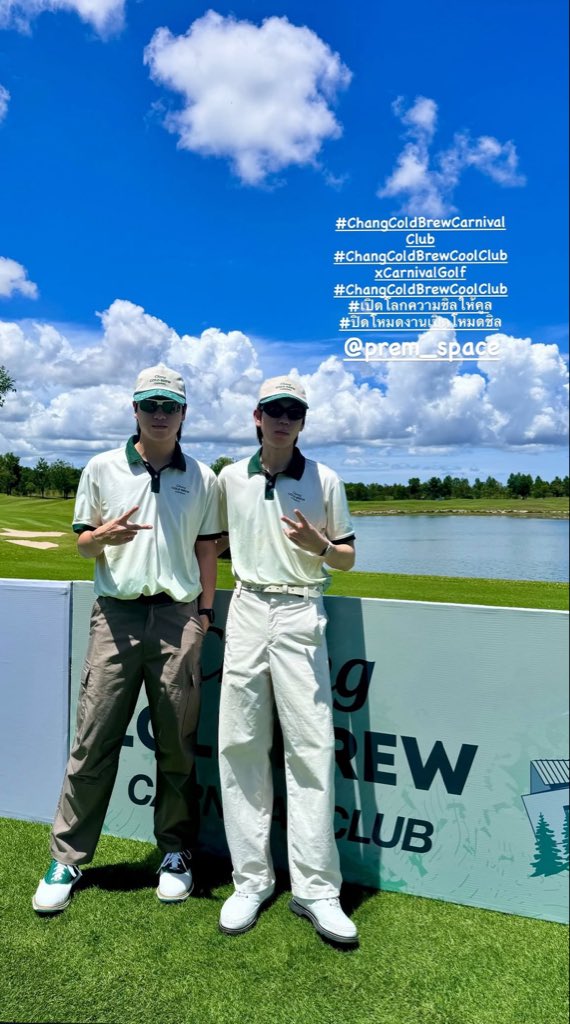 nu_ttn's tweet photo. พี่ดารานักกอล์ฟมาแล้วคั้บบบ

#changcoldbrewcoolclubxcarnivalgolf 
#marcmc https://t.co/nIKjSNCchx
