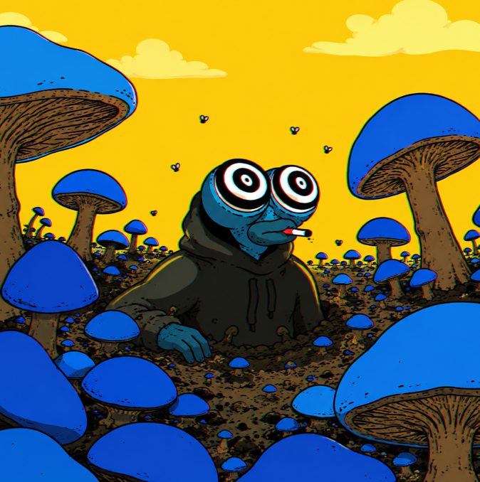 BUGEYE_DEV's tweet photo. $BUGEYE did not launch.
He crawled out of the blue mushroom field after the sky turned yellow and the flies started watching.
Now the whole Shroomlands buzzes around one name: $BUGEYE.

#BUGEYE #Pump #Solana https://t.co/mMR4QKuuJJ