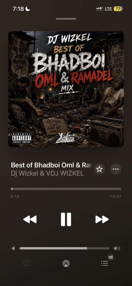 djwizkel's tweet photo. Bhadboi oml &amp; ramadel mix. Out on all streaming platforms https://t.co/b42GviDdPo