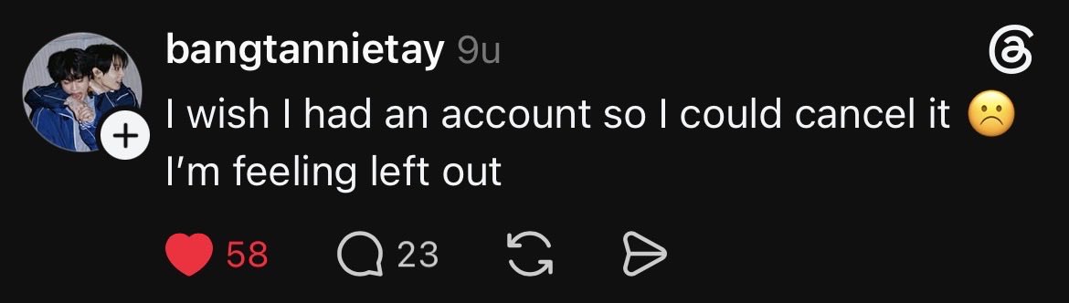 dashydefiance's tweet photo. I love threads ARMYs, not involved but supportive anyway 😂 https://t.co/f0eTSAHEe2
